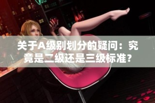关于A级别划分的疑问：究竟是二级还是三级标准？