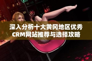 深入分析十大黄冈地区优秀CRM网站推荐与选择攻略
