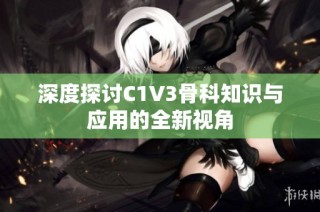 深度探讨C1V3骨科知识与应用的全新视角