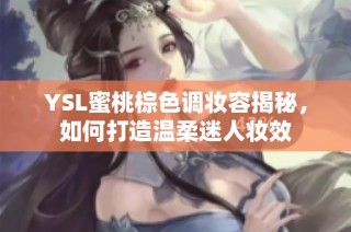 YSL蜜桃棕色调妆容揭秘，如何打造温柔迷人妆效