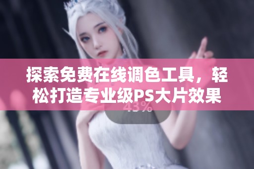 探索免费在线调色工具，轻松打造专业级PS大片效果