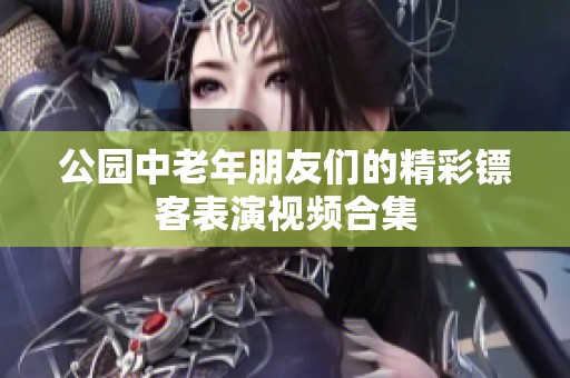 公园中老年朋友们的精彩镖客表演视频合集