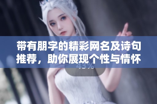 带有朋字的精彩网名及诗句推荐，助你展现个性与情怀